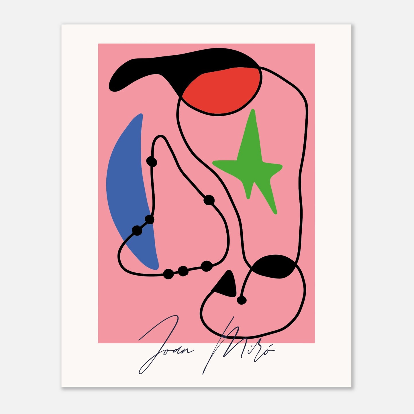 Exposição de Arte Joan Miró Minimalista IX