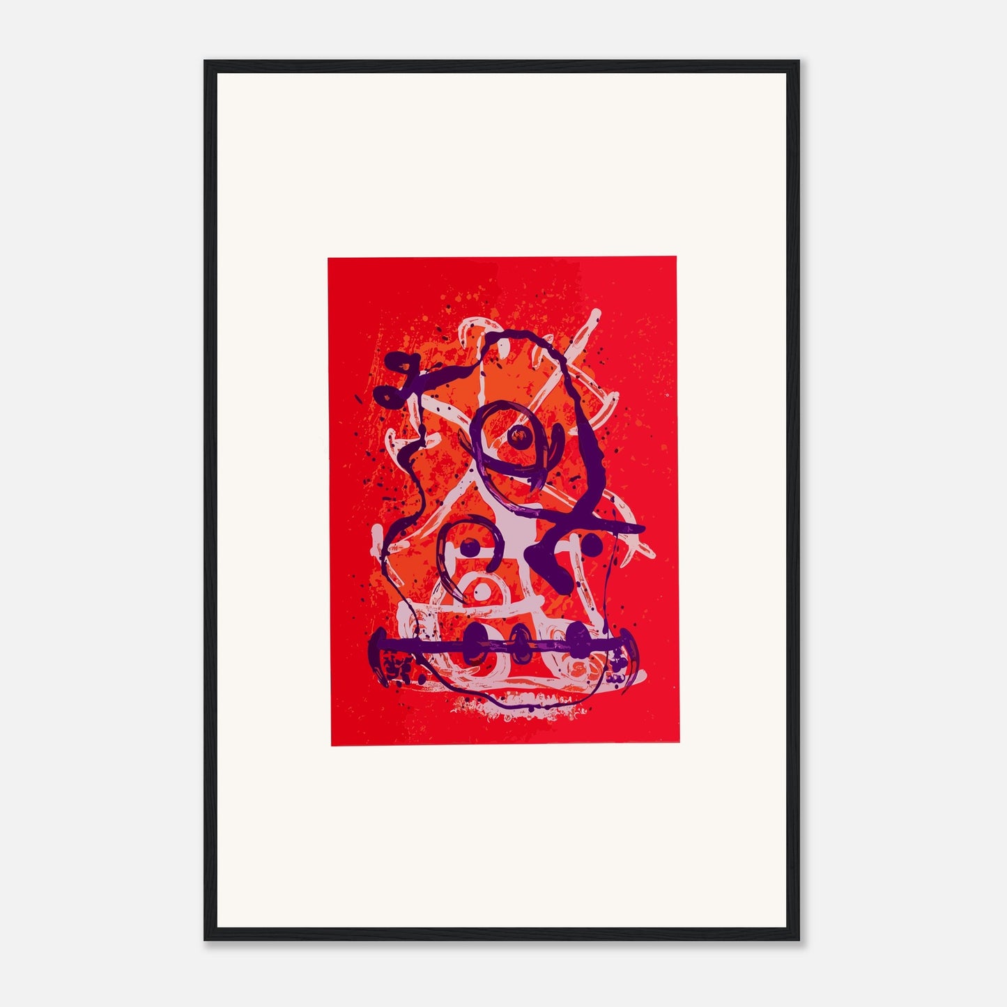 Chevauchée de Joan Miró - Rouge Violet, 1969