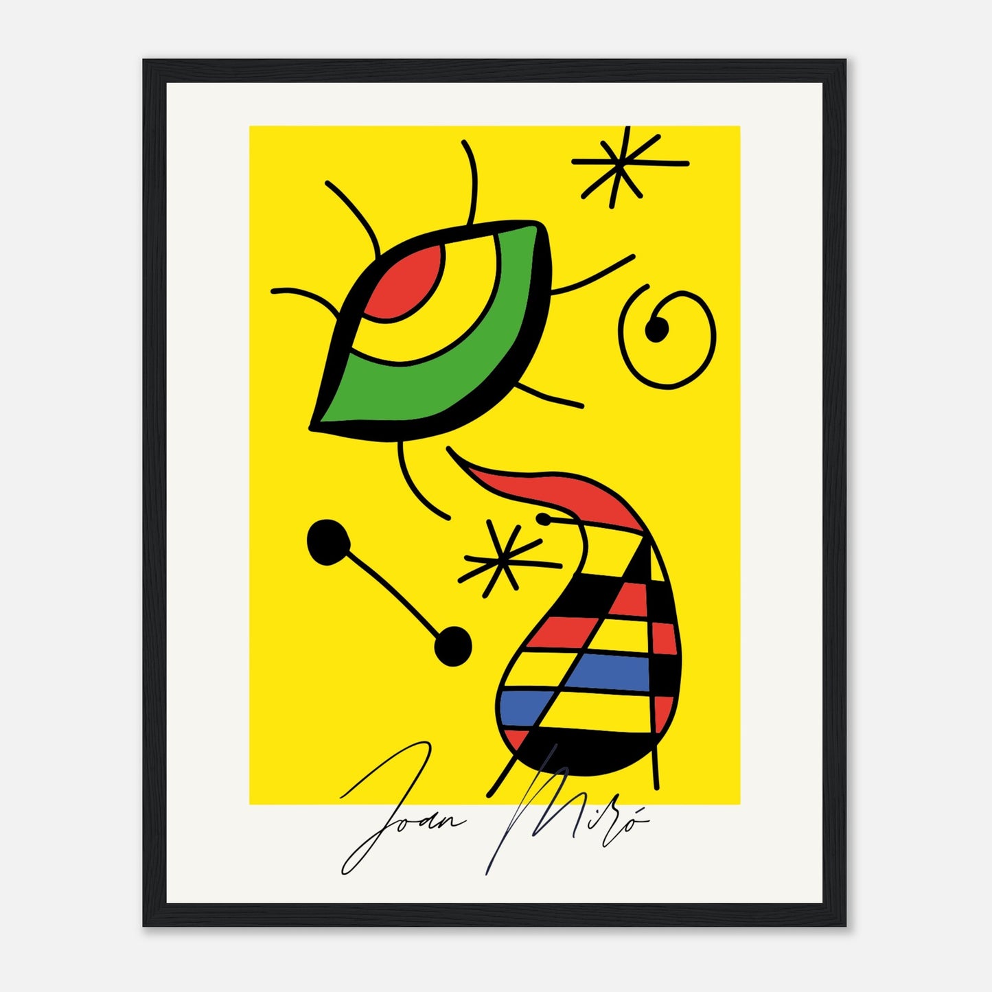 Exposição de Arte Joan Miró Minimalista VII