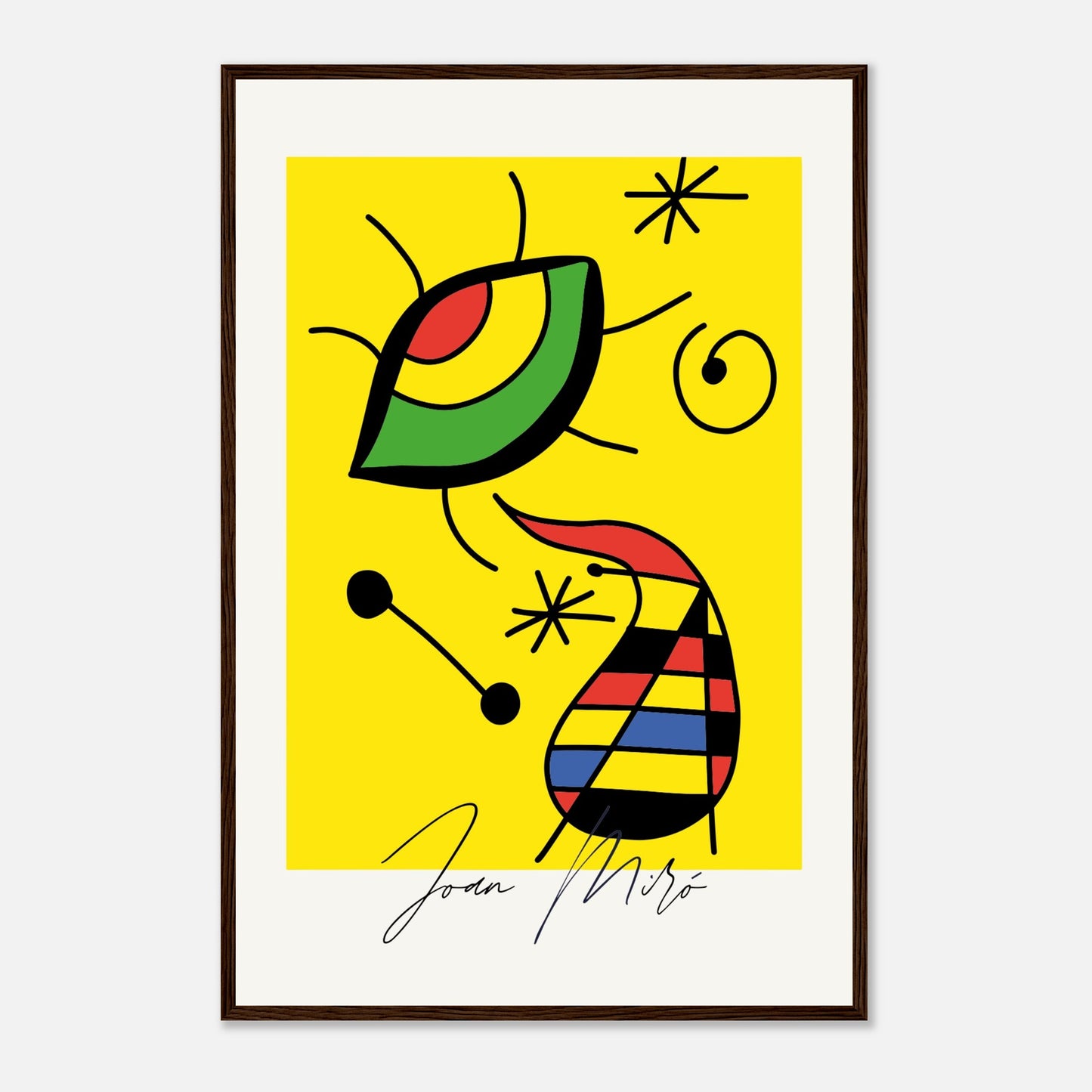 Exposição de Arte Joan Miró Minimalista VII