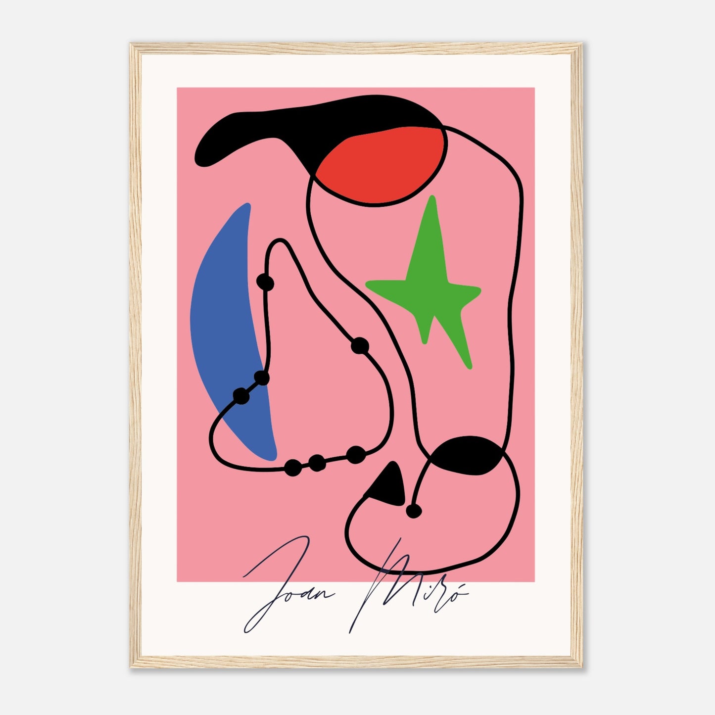 Exposição de Arte Joan Miró Minimalista IX