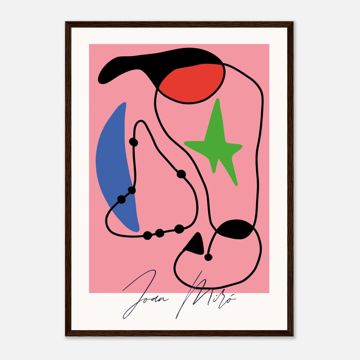 Exposição de Arte Joan Miró Minimalista IX