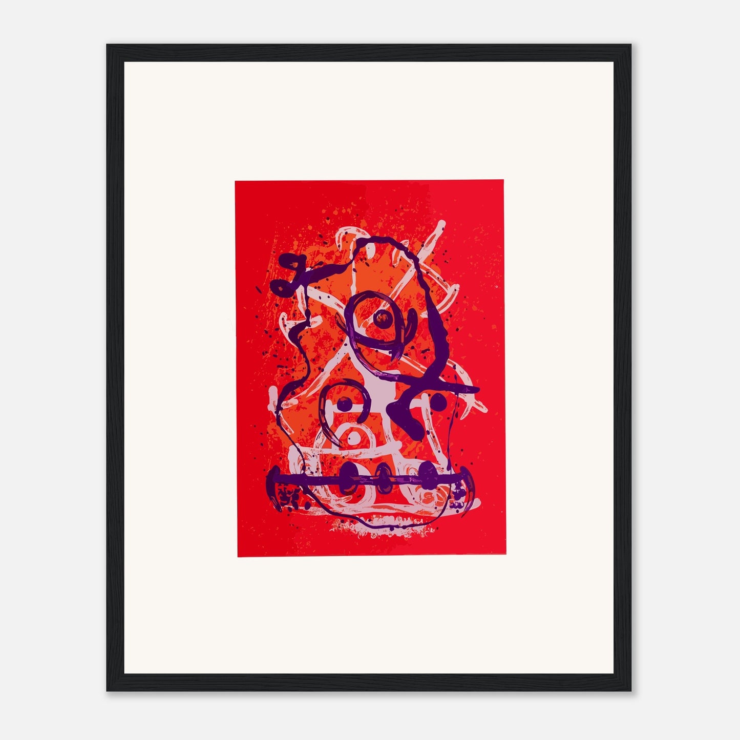 Chevauchée de Joan Miró - Rouge Violet, 1969