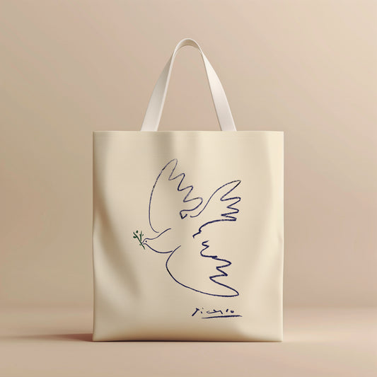 Pablo Picasso Tote Bag "Colombe De Paix"