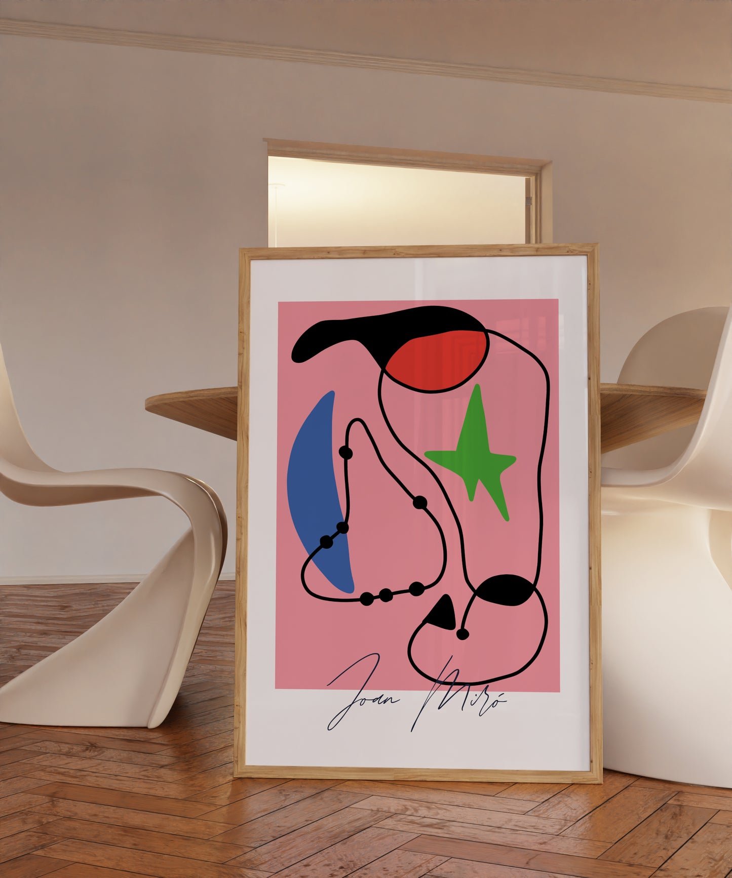 Exposição de Arte Joan Miró Minimalista IX