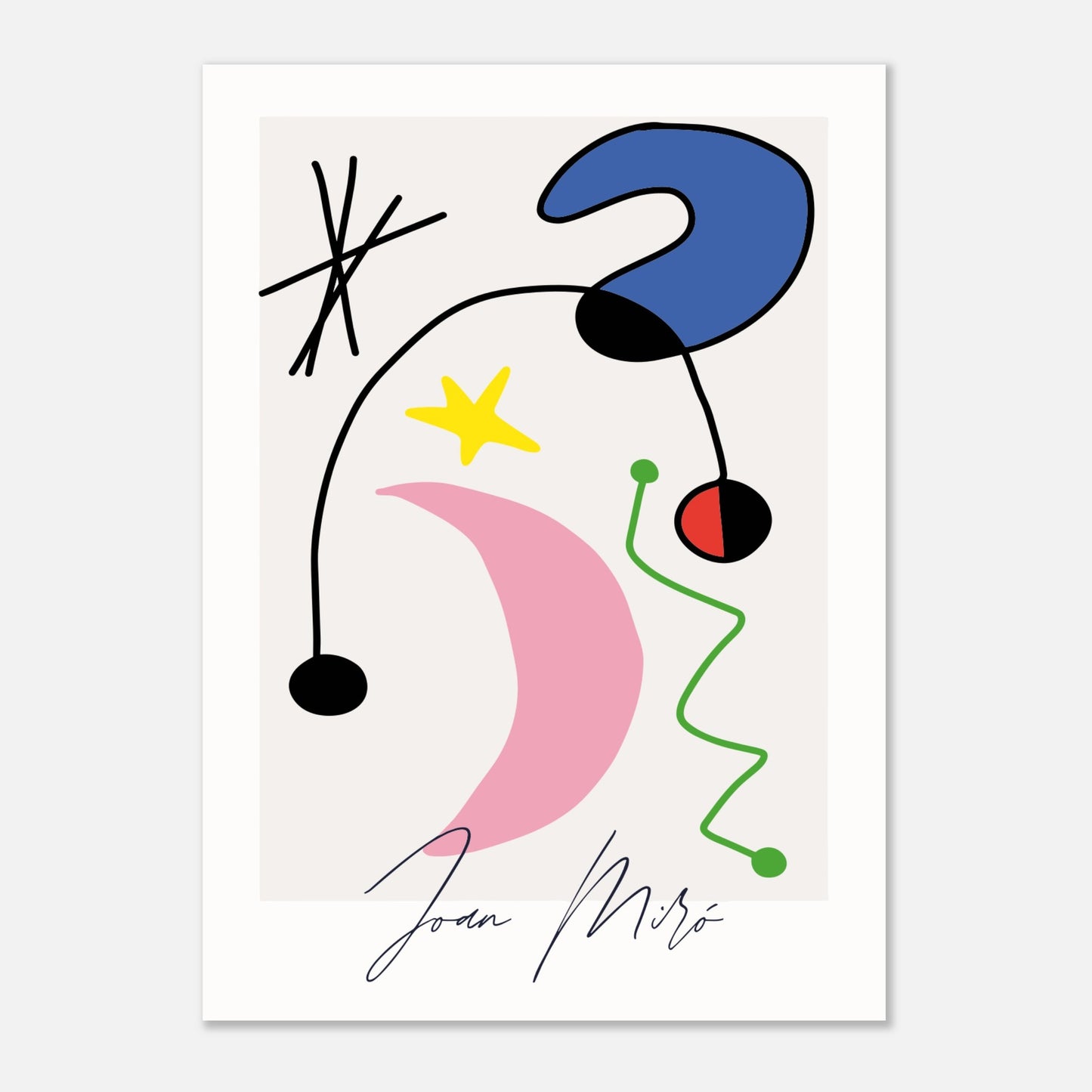 Exposição de Arte Joan Miró Minimalista II