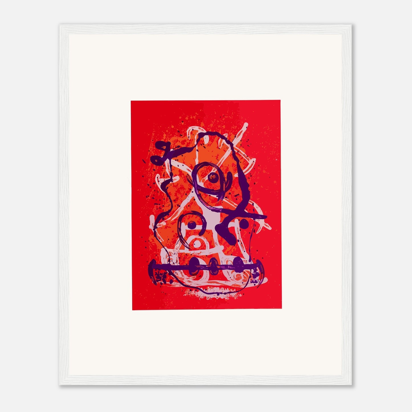 Chevauchée de Joan Miró - Rouge Violet, 1969