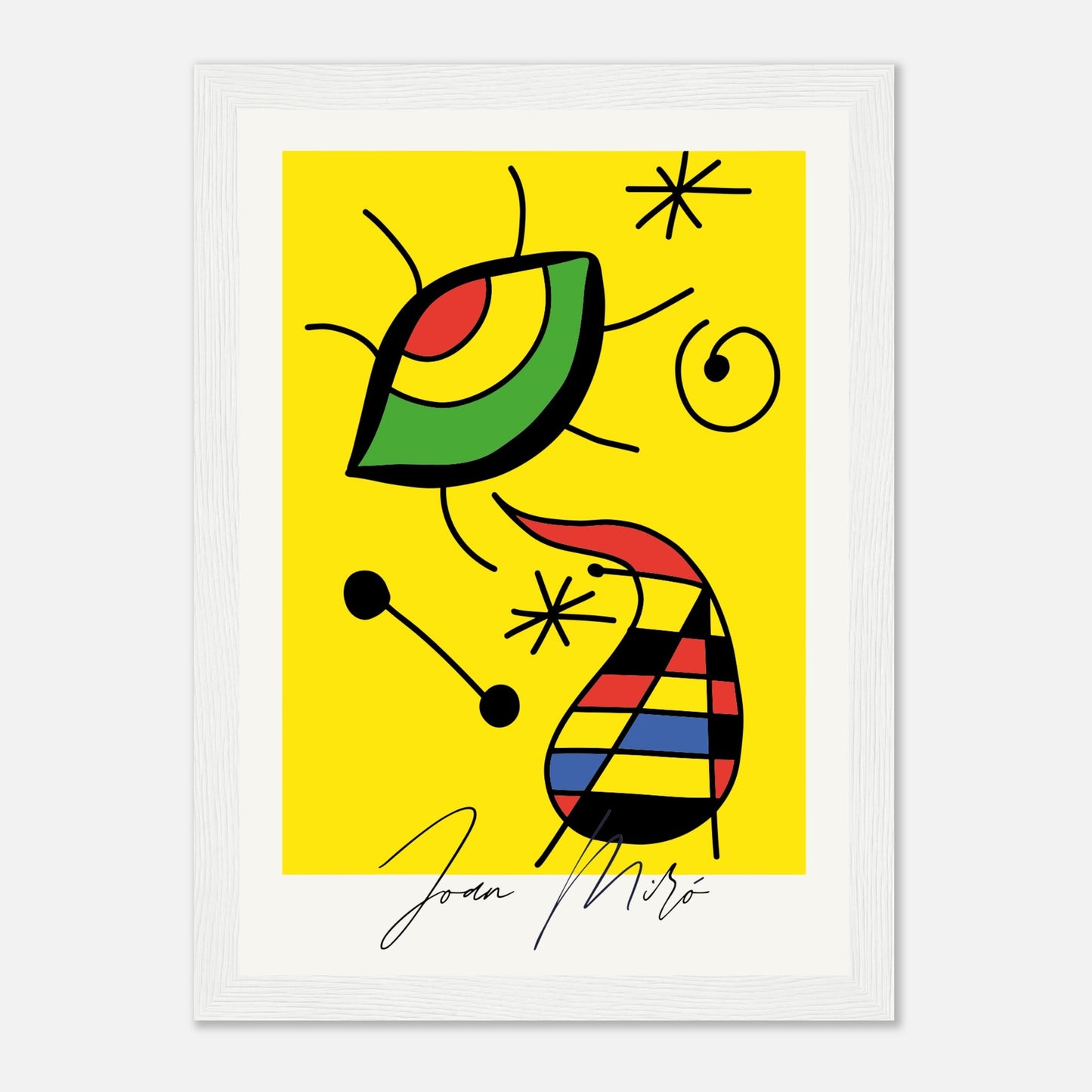 Exposição de Arte Joan Miró Minimalista VII