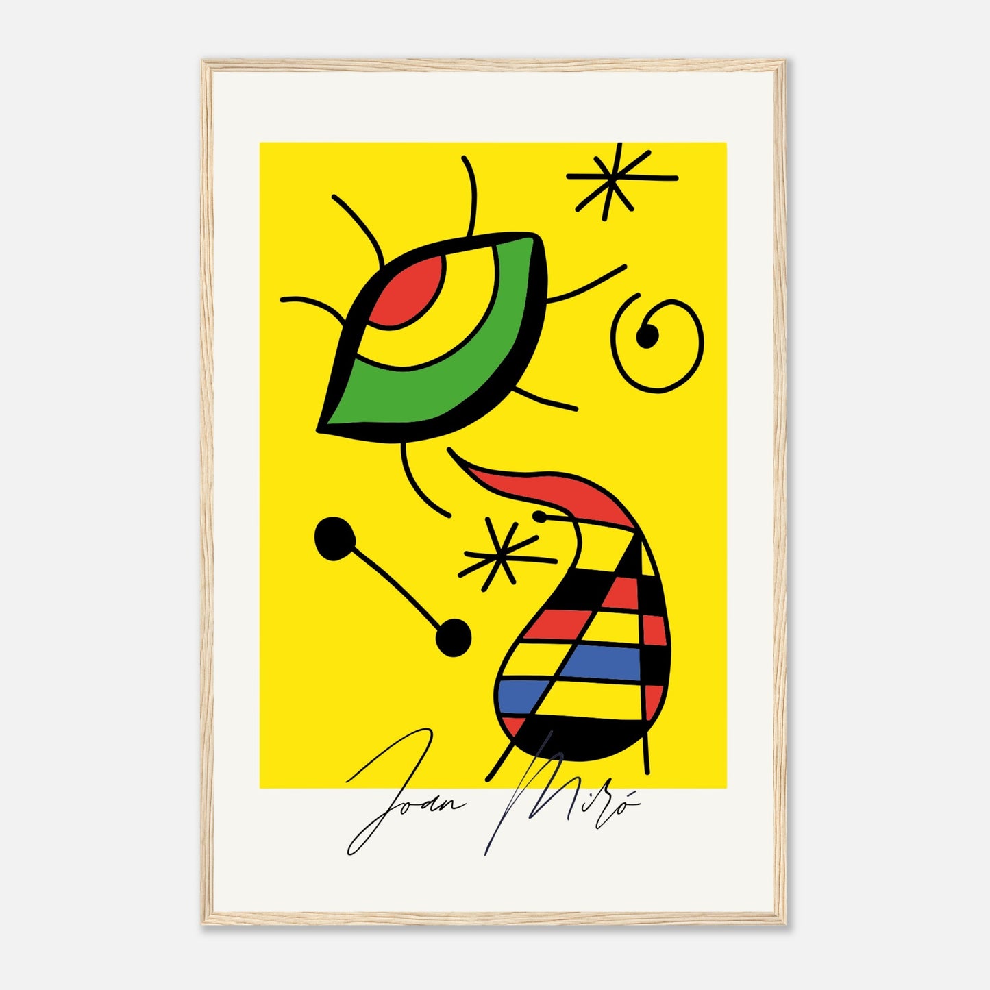 Exposição de Arte Joan Miró Minimalista VII