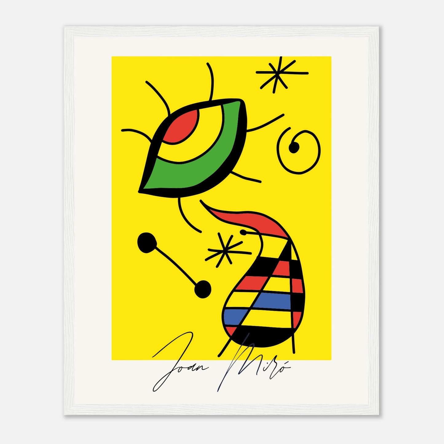 Exposição de Arte Joan Miró Minimalista VII