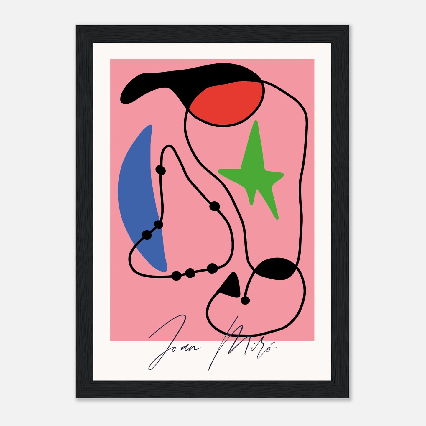 Exposição de Arte Joan Miró Minimalista IX
