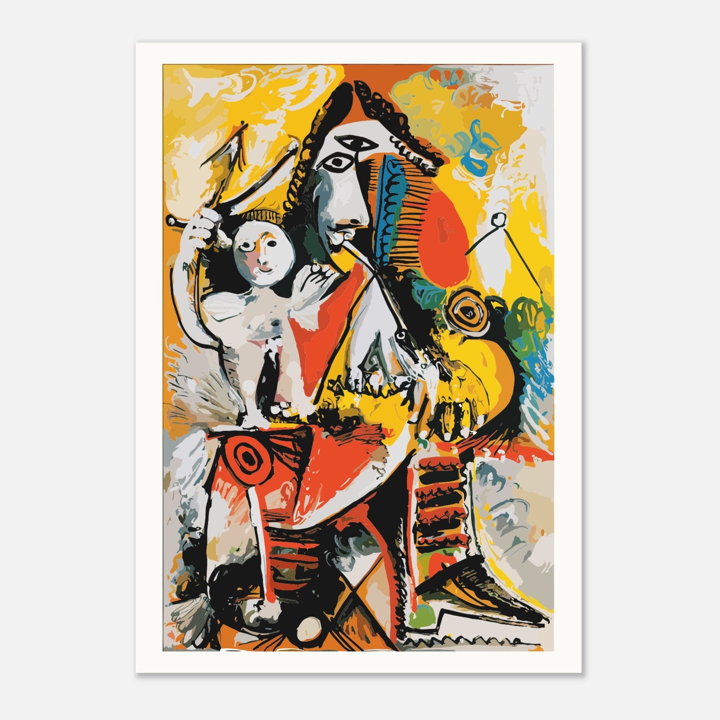 Pablo Picasso Mosqueteiro e Cupido