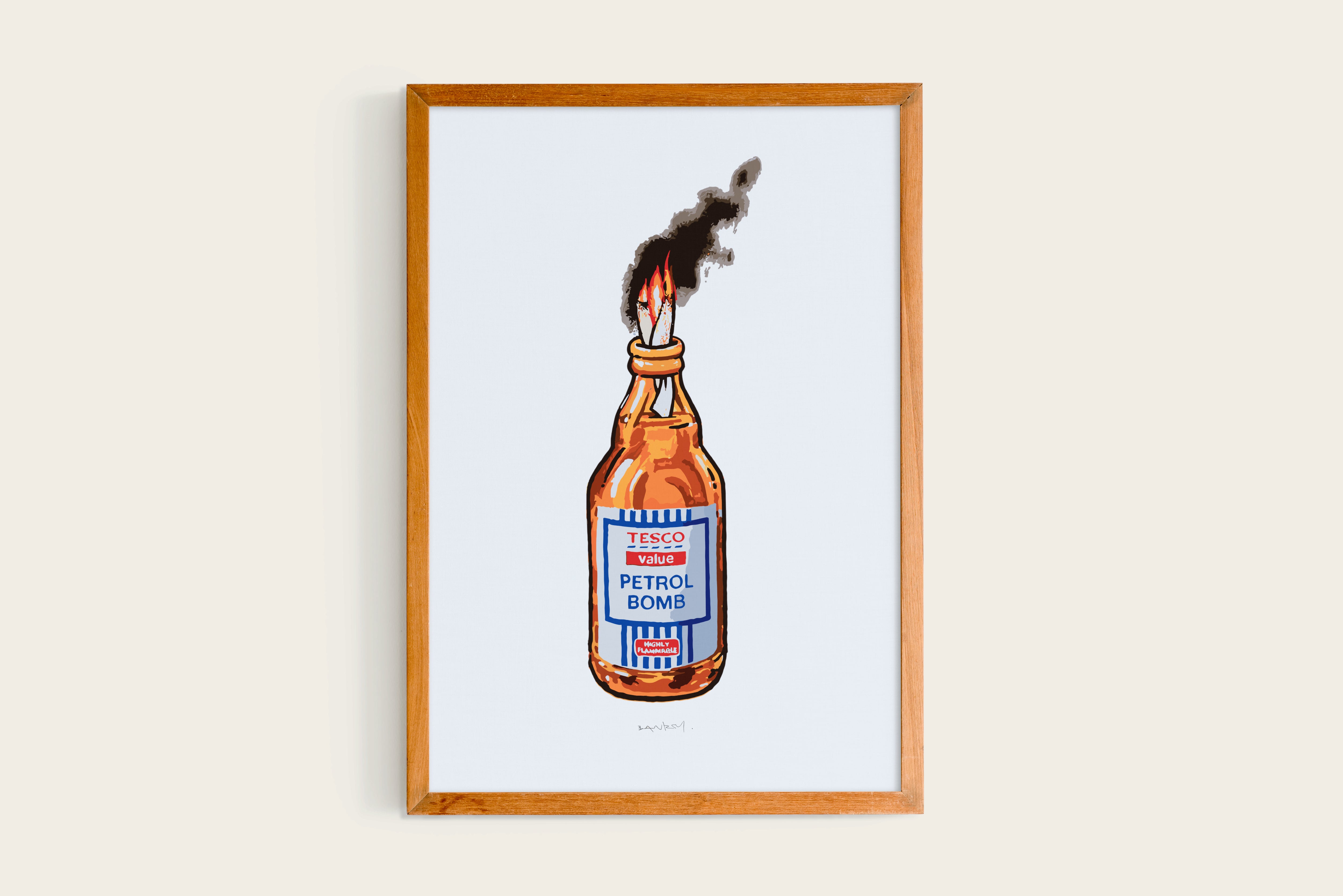 Banksy, Tesco Value Petrol Bomb, 2011 – Printopia