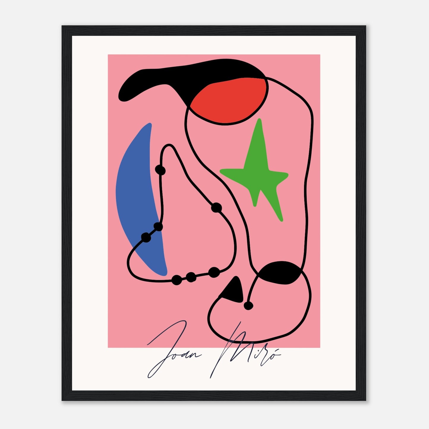 Exposição de Arte Joan Miró Minimalista IX