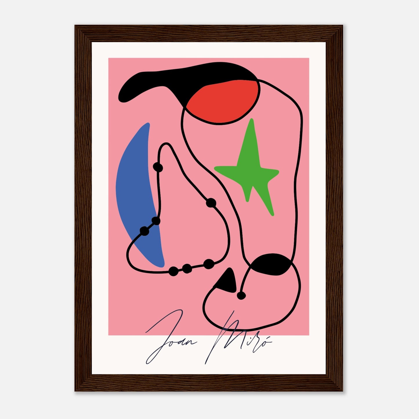 Exposição de Arte Joan Miró Minimalista IX