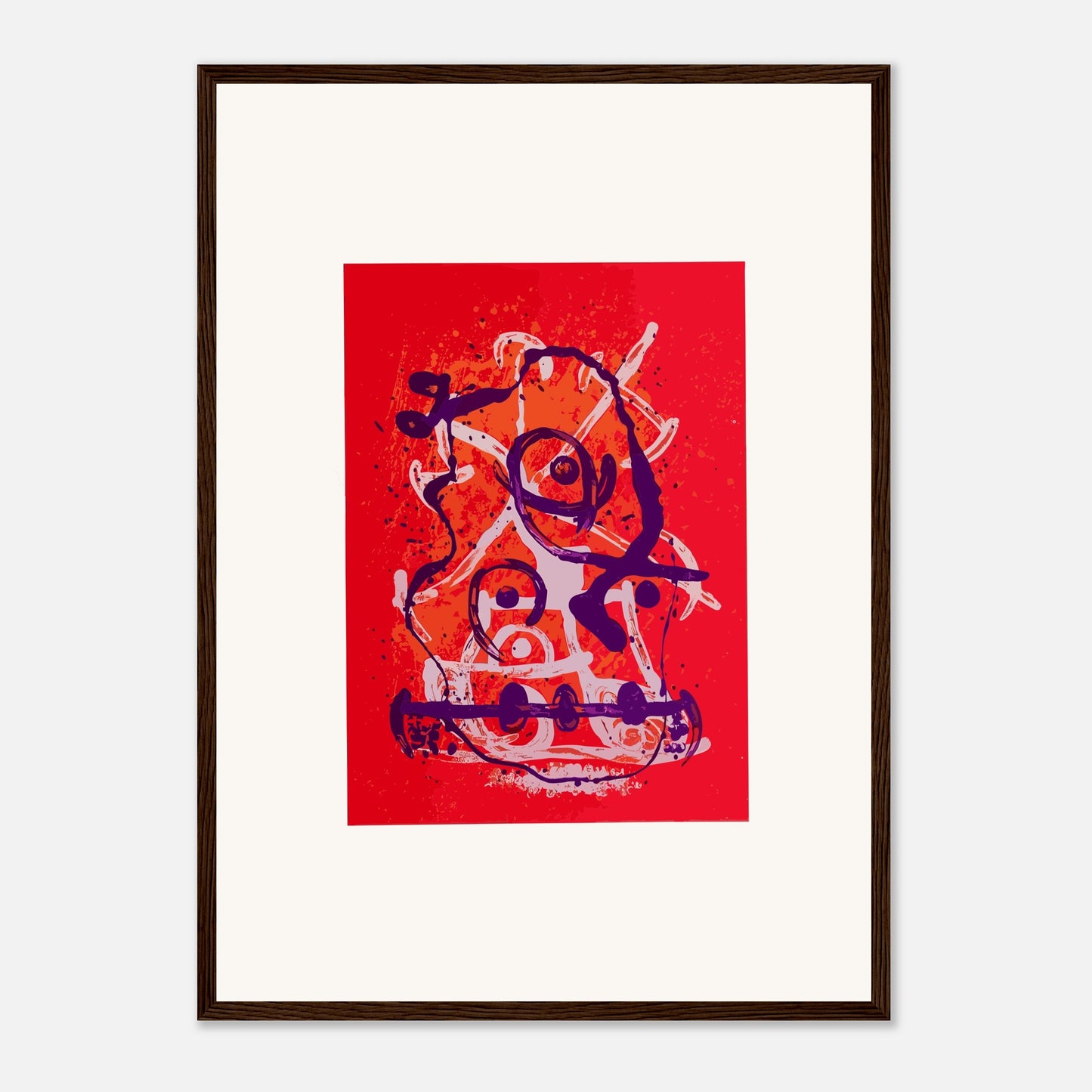 Chevauchée de Joan Miró - Rouge Violet, 1969