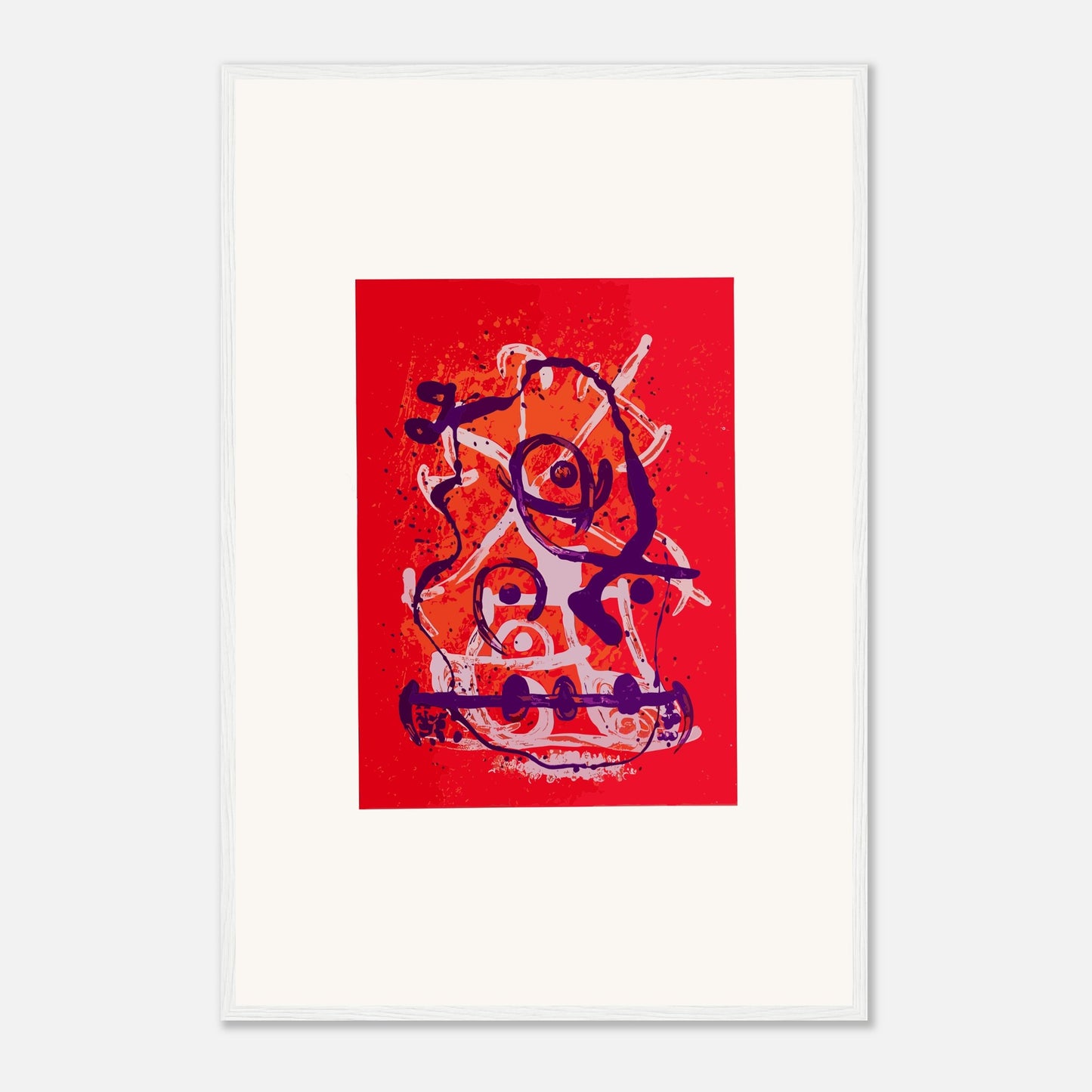 Chevauchée de Joan Miró - Rouge Violet, 1969