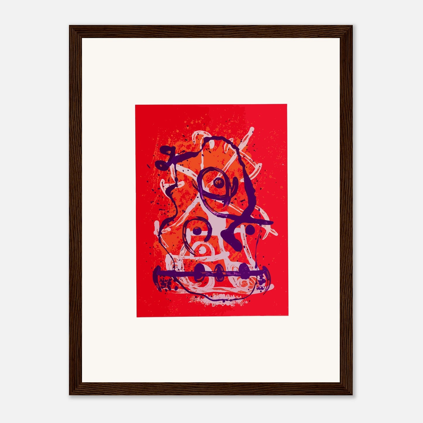 Chevauchée de Joan Miró - Rouge Violet, 1969