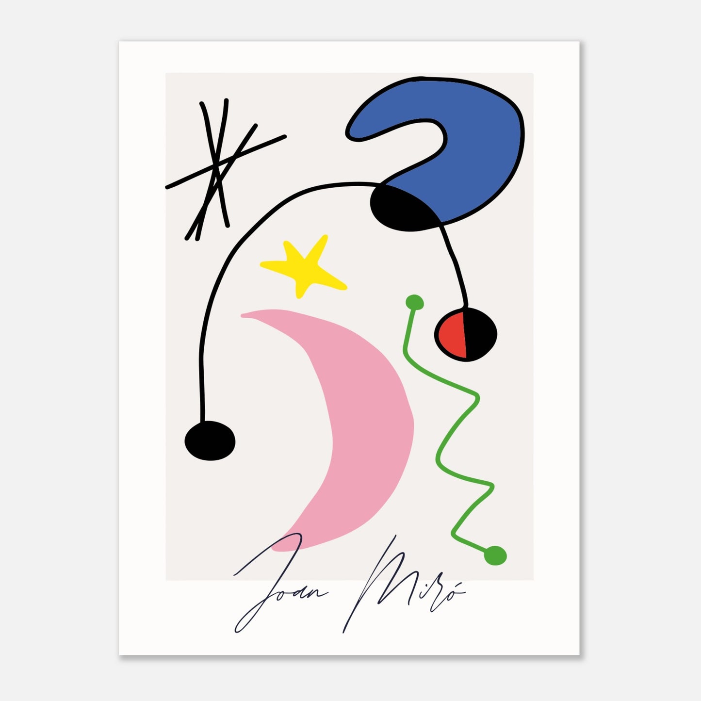 Exposição de Arte Joan Miró Minimalista II