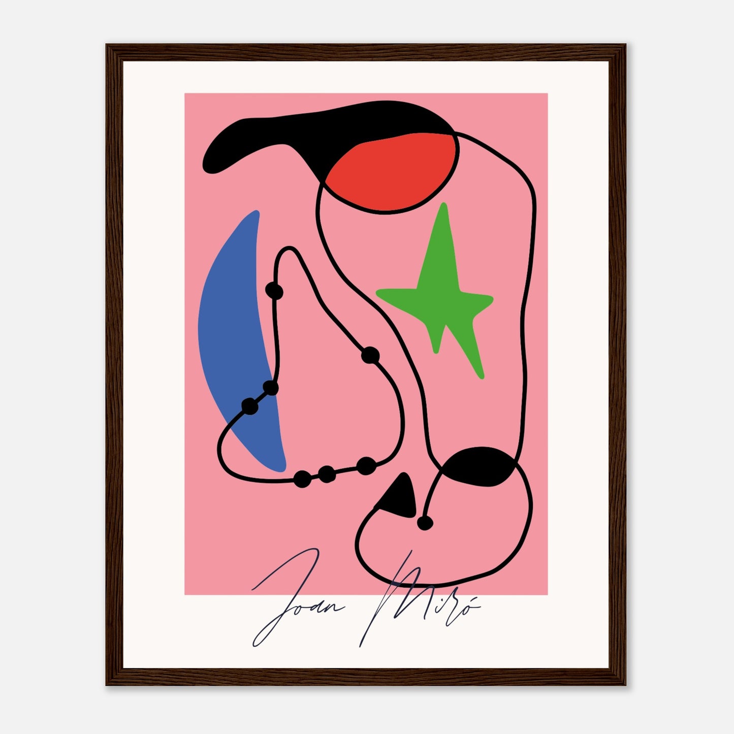 Exposição de Arte Joan Miró Minimalista IX