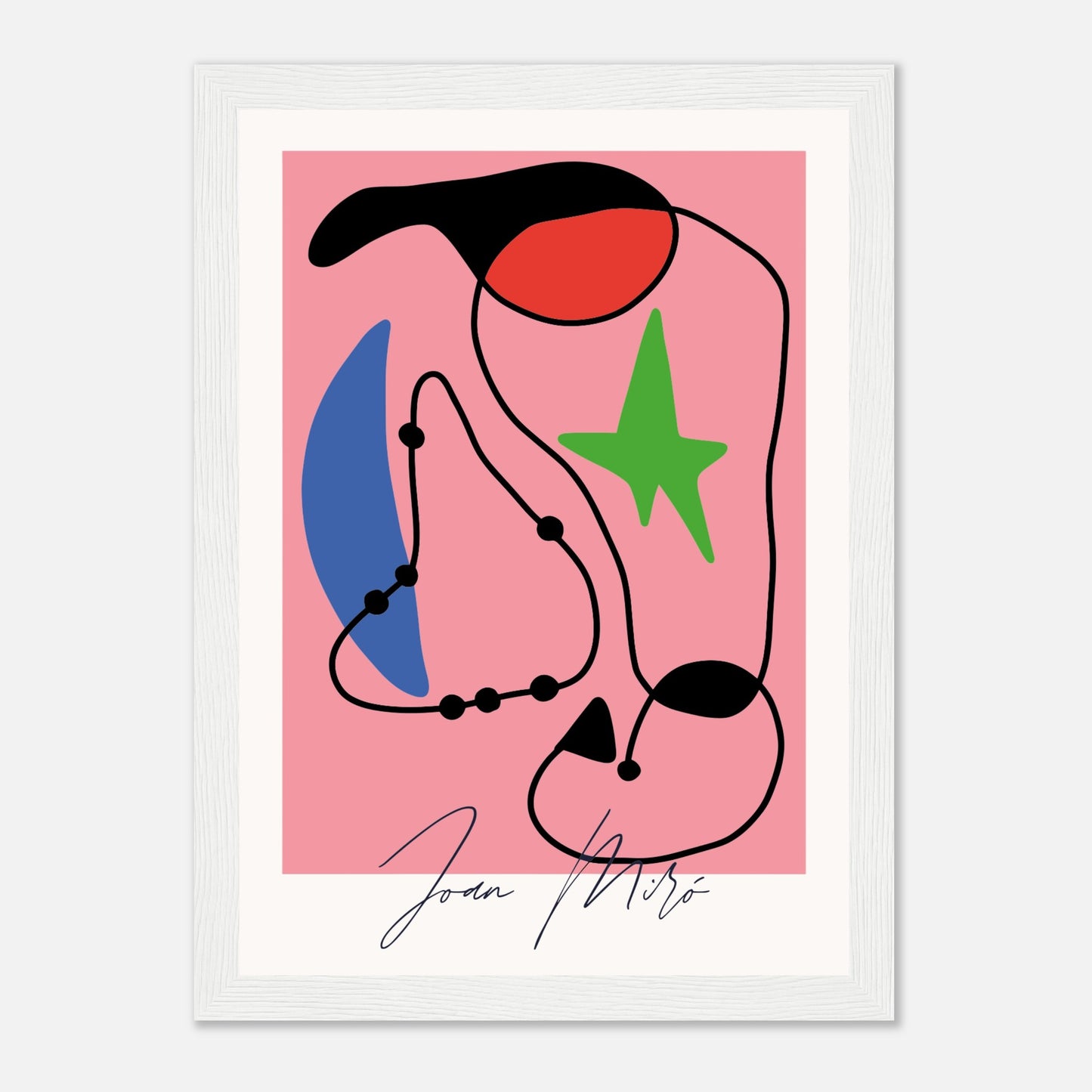 Exposição de Arte Joan Miró Minimalista IX