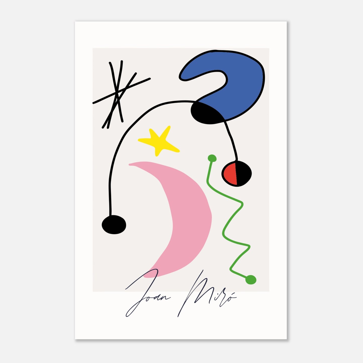 Exposição de Arte Joan Miró Minimalista II