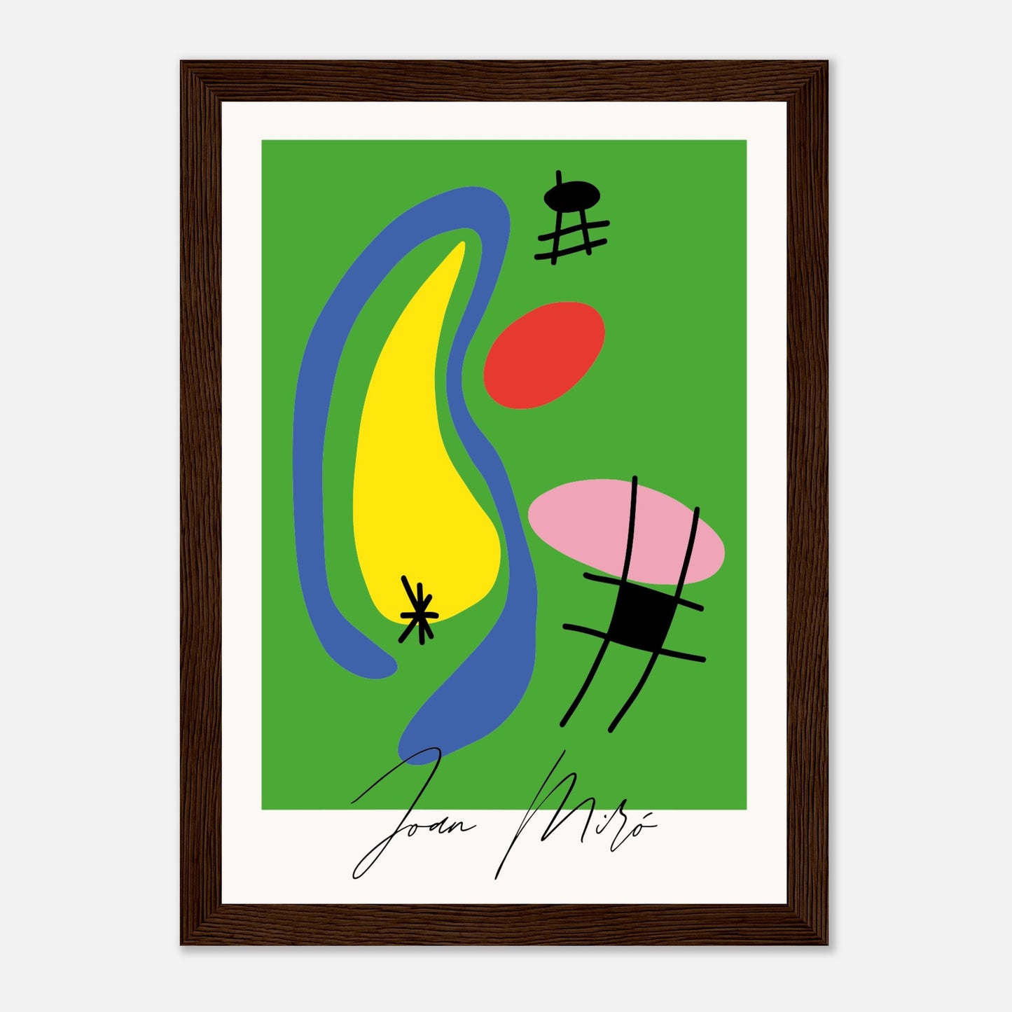 Exposição de Arte Joan Miró Minimalista VIII