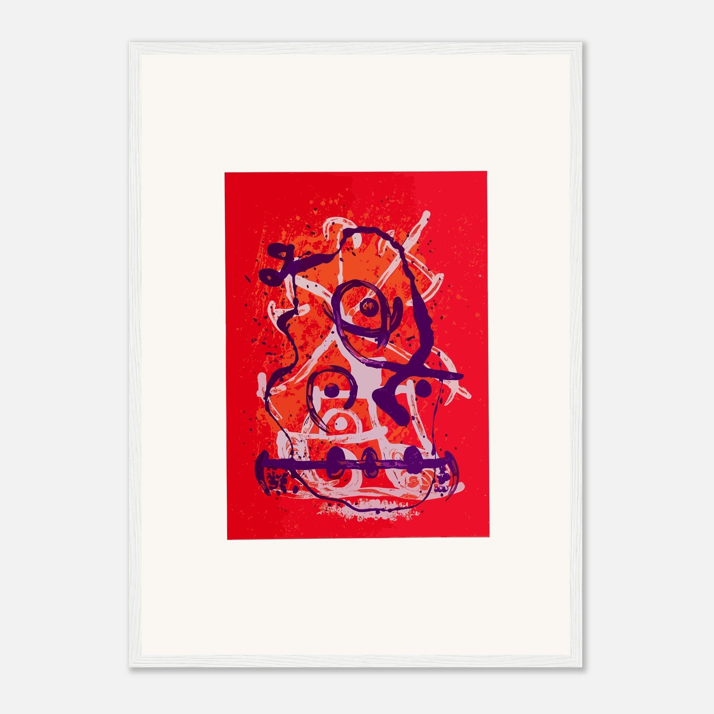 Chevauchée de Joan Miró - Rouge Violet, 1969