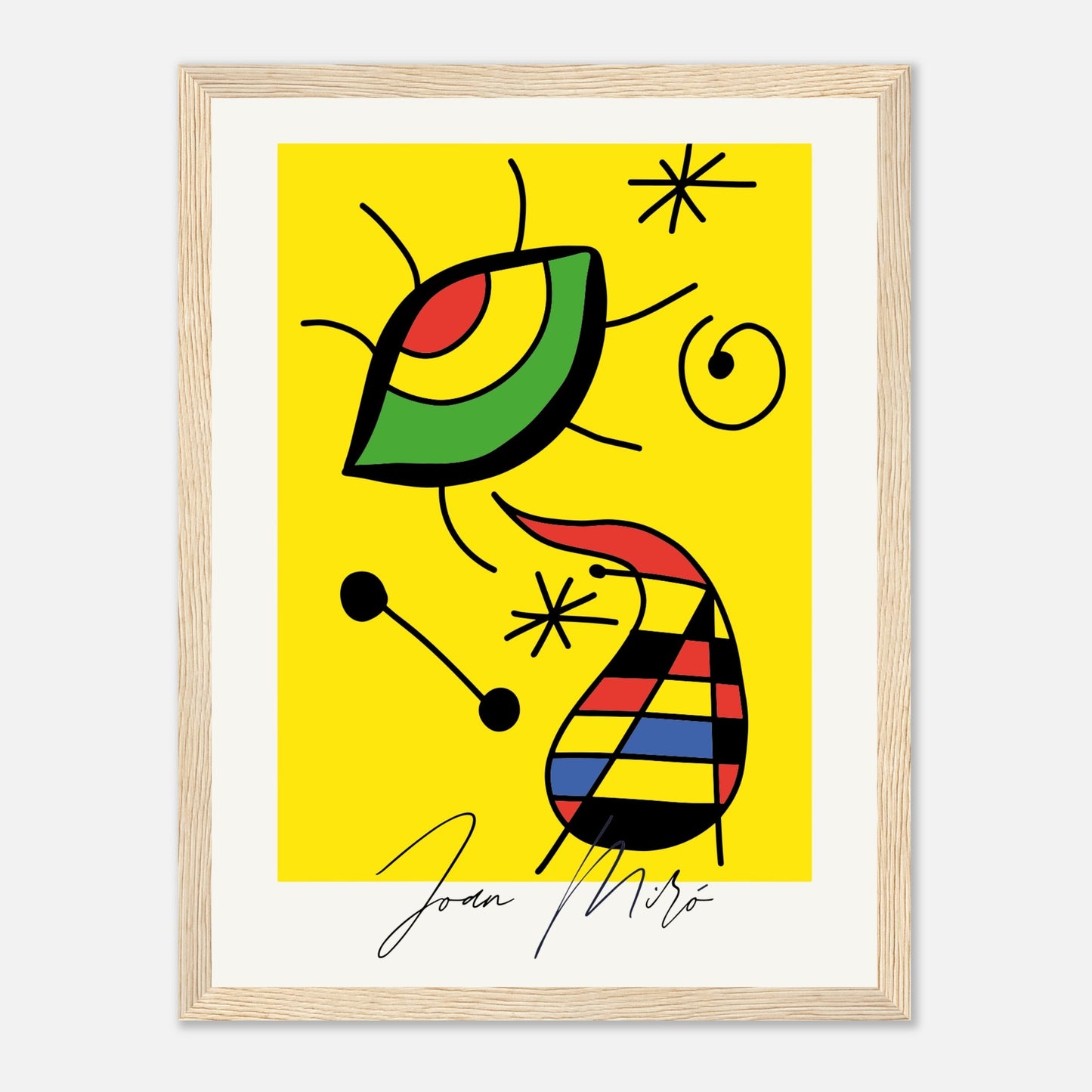 Exposição de Arte Joan Miró Minimalista VII