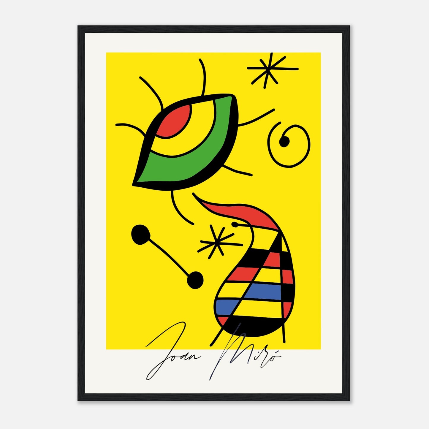 Exposição de Arte Joan Miró Minimalista VII
