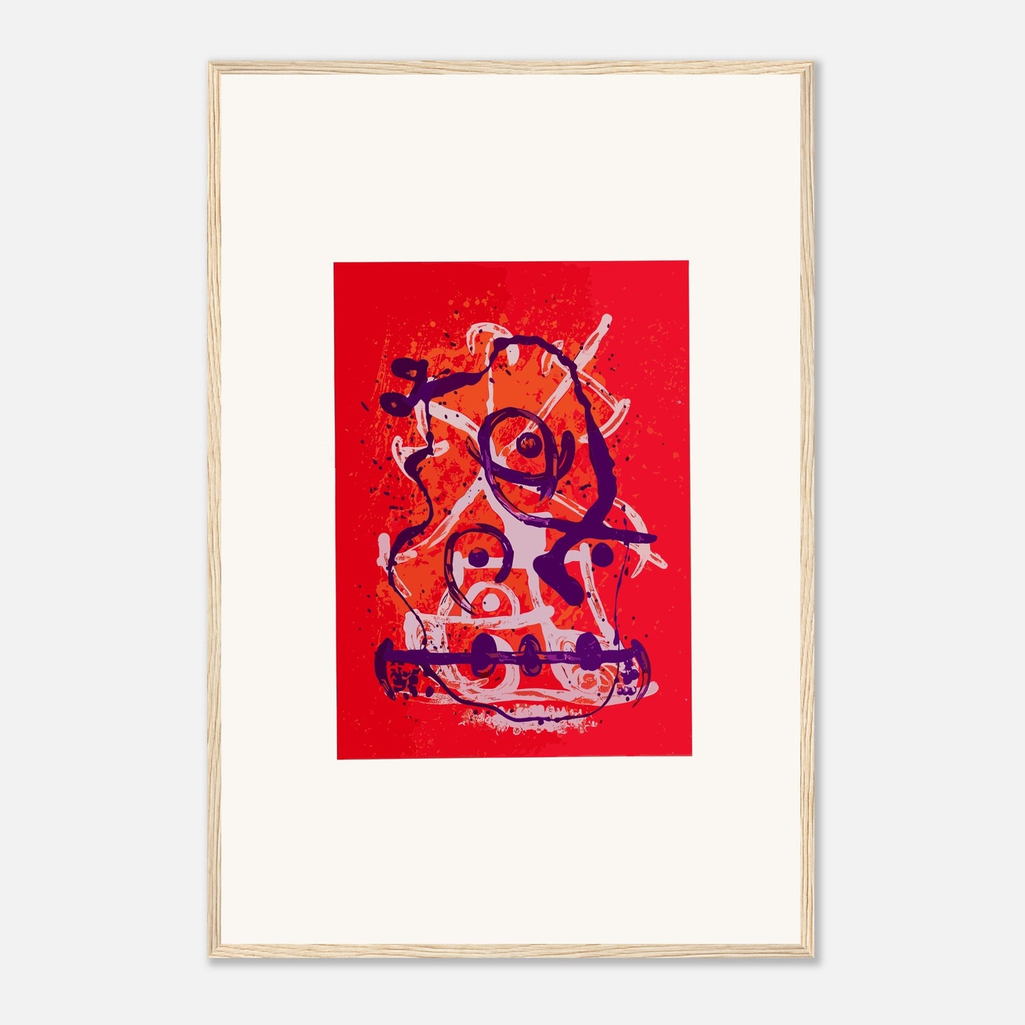 Chevauchée de Joan Miró - Rouge Violet, 1969