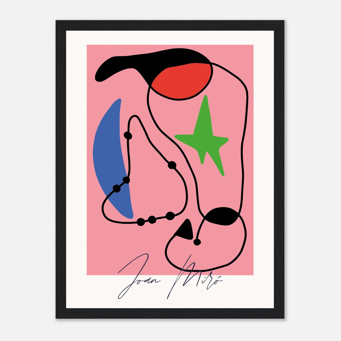 Exposição de Arte Joan Miró Minimalista IX