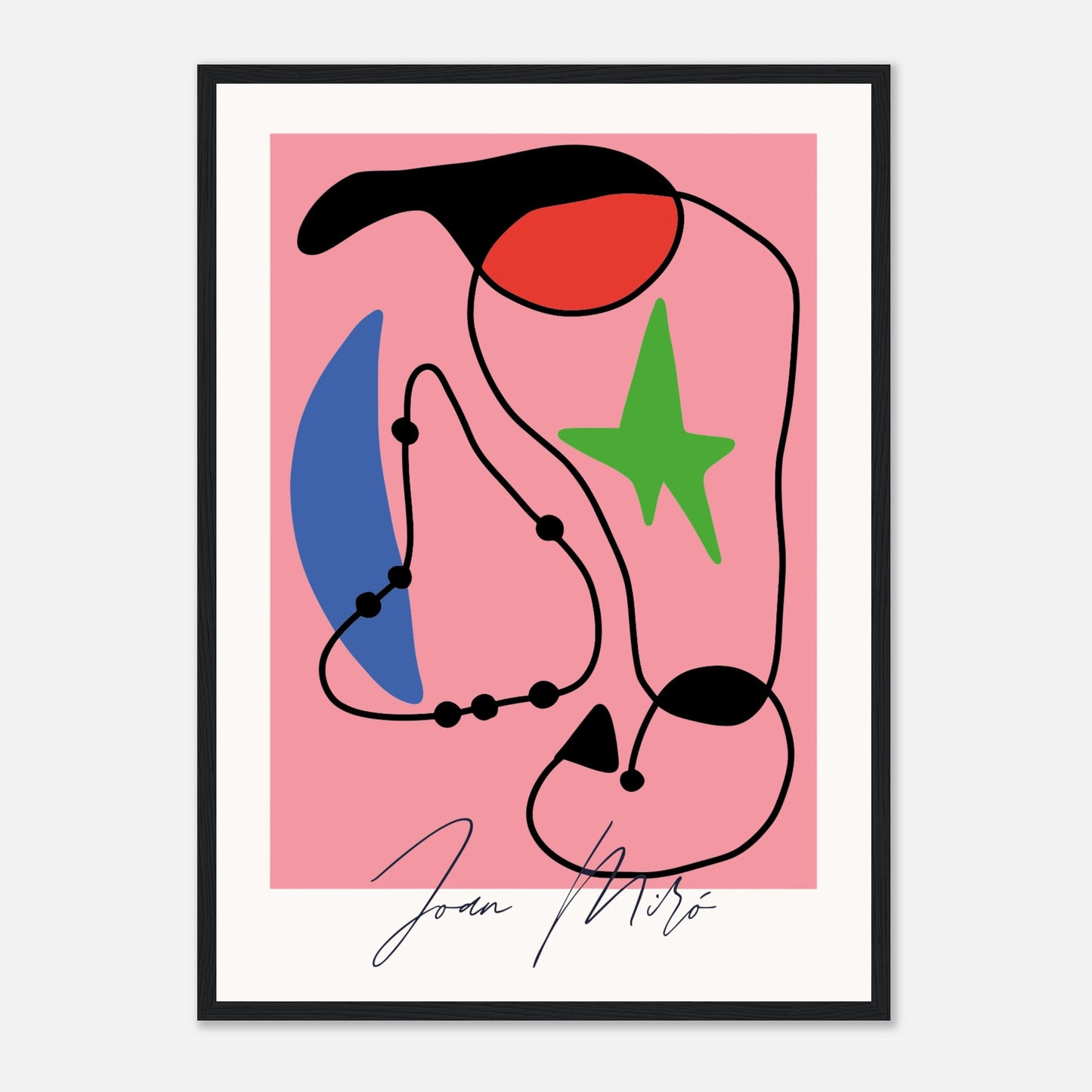 Exposição de Arte Joan Miró Minimalista IX
