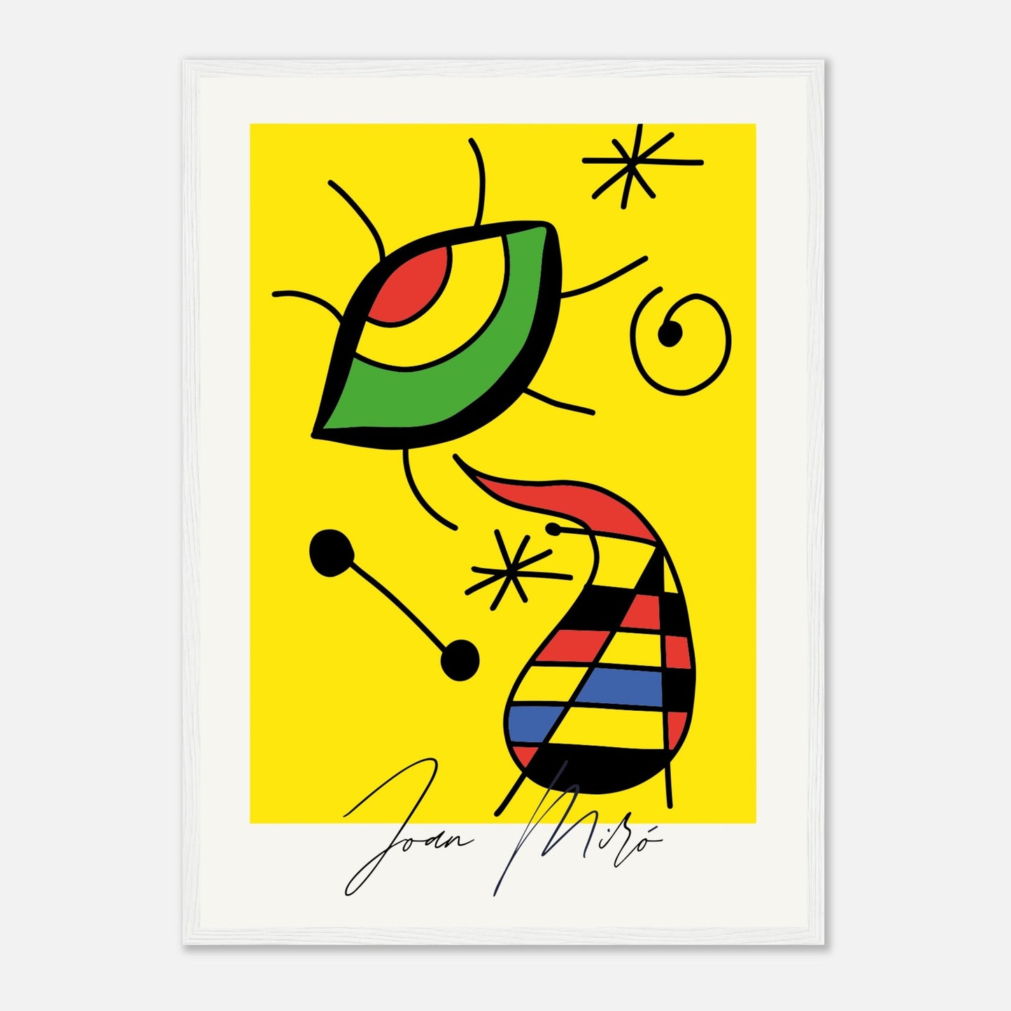 Exposição de Arte Joan Miró Minimalista VII