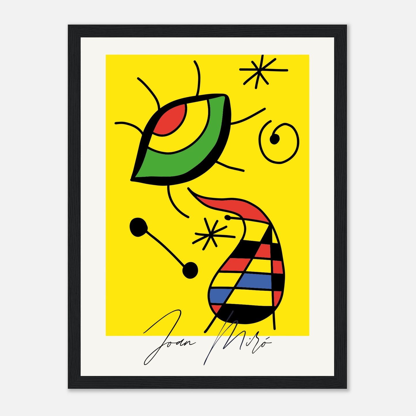 Exposição de Arte Joan Miró Minimalista VII