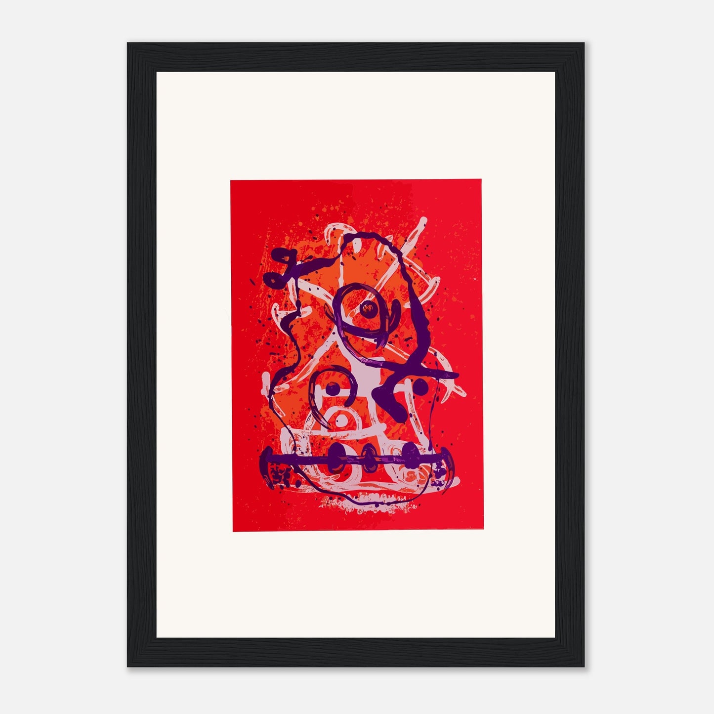 Chevauchée de Joan Miró - Rouge Violet, 1969
