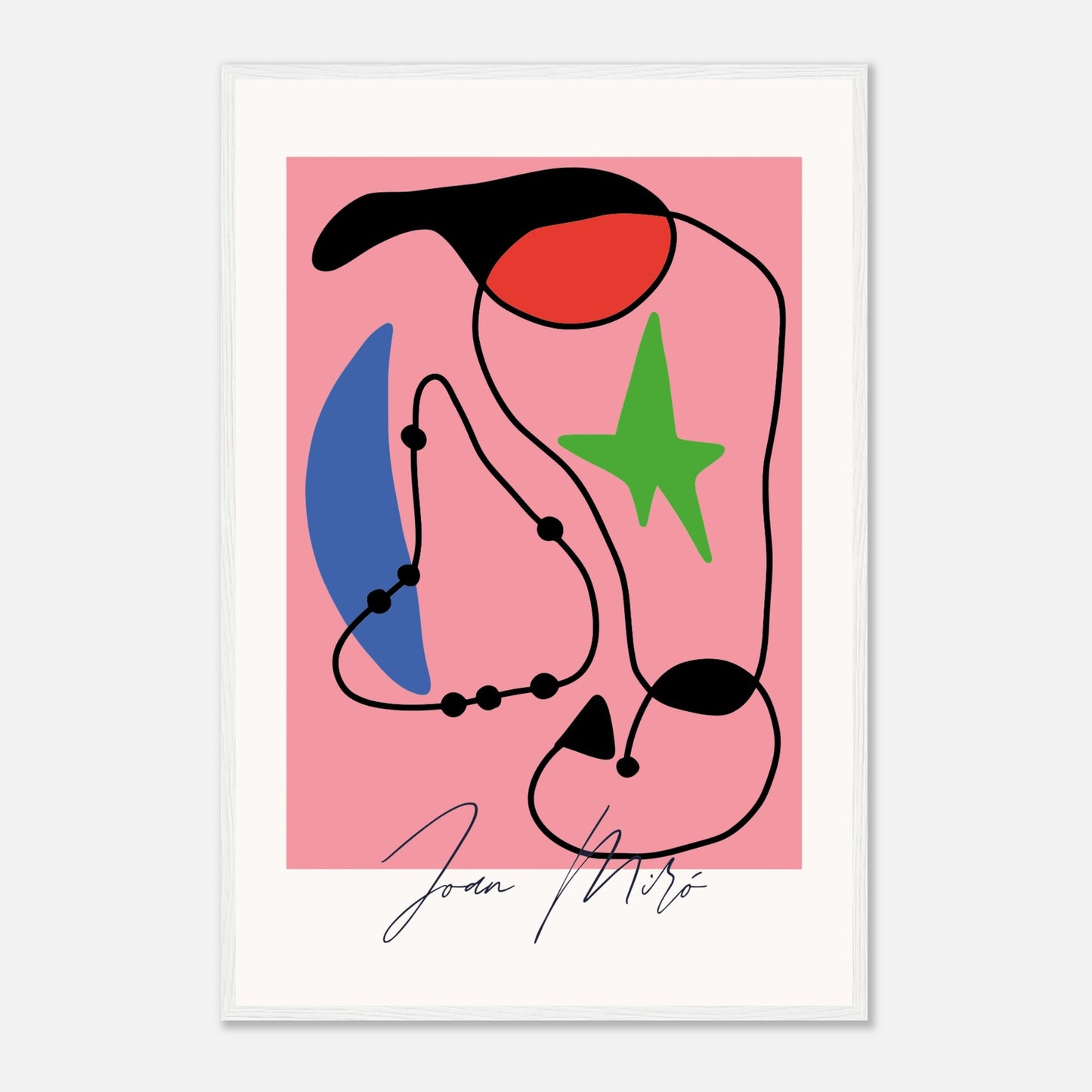 Exposição de Arte Joan Miró Minimalista IX
