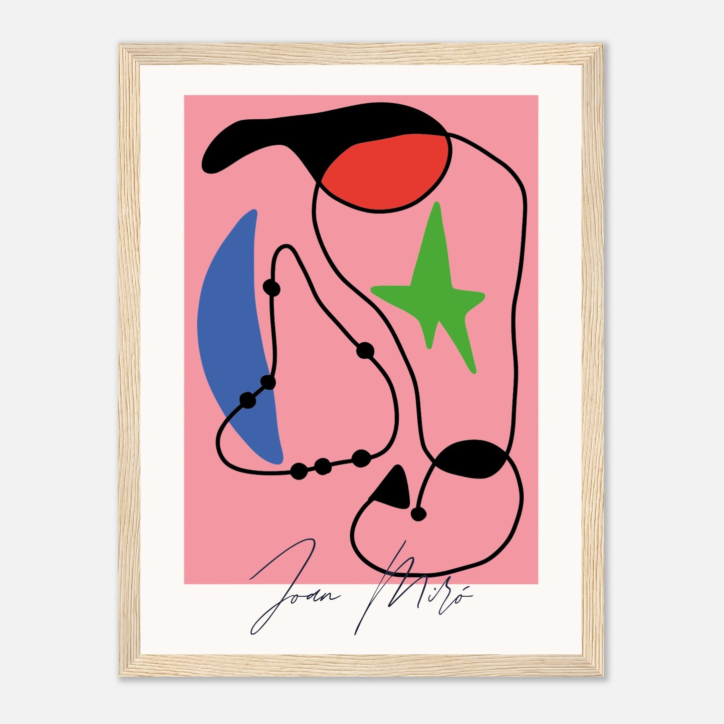 Exposição de Arte Joan Miró Minimalista IX