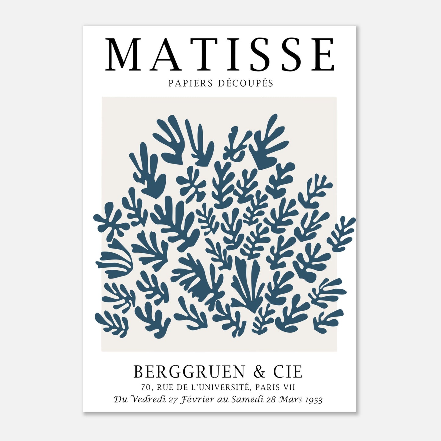 Henri Matisse Papéis Découpés Botanica Natura III