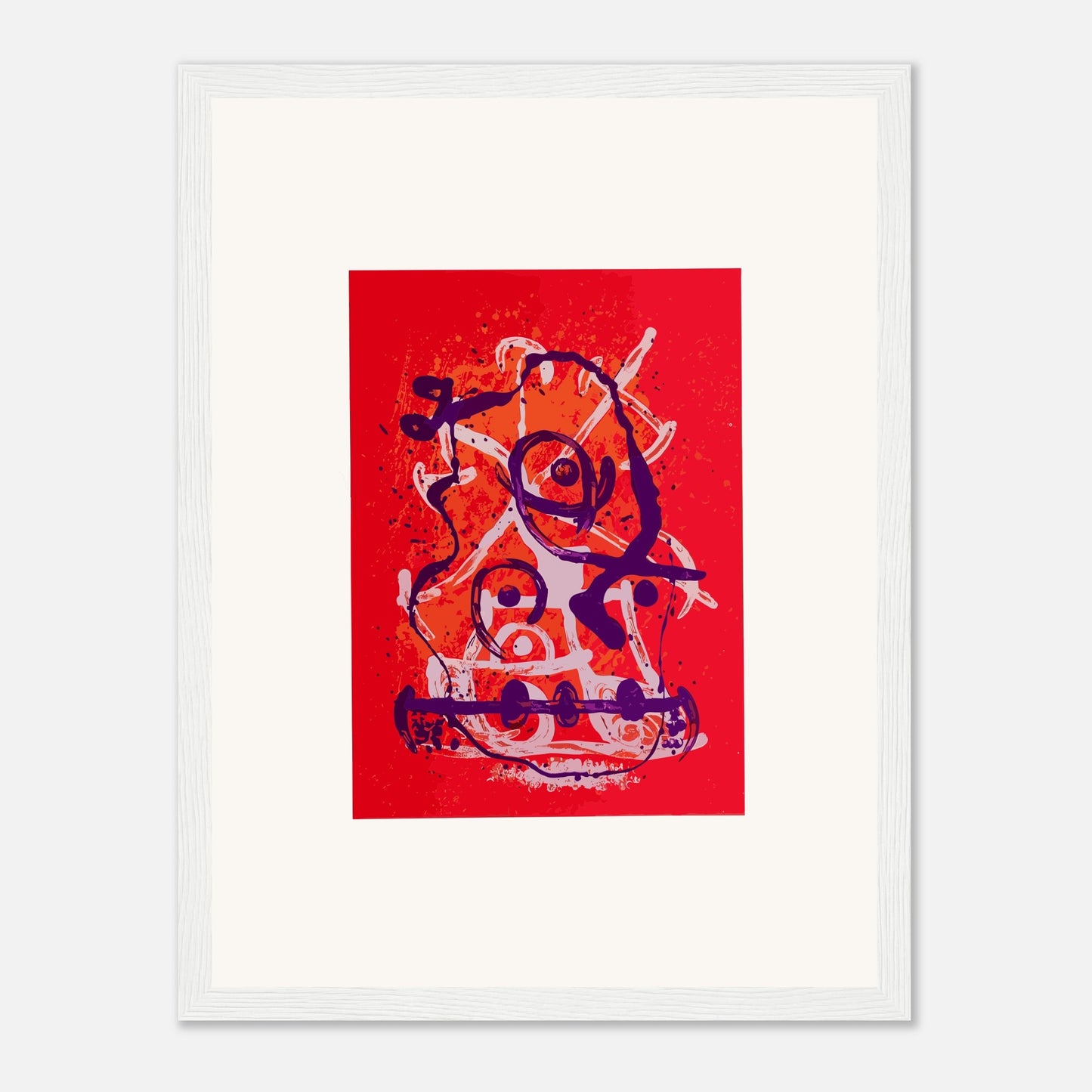 Chevauchée de Joan Miró - Rouge Violet, 1969