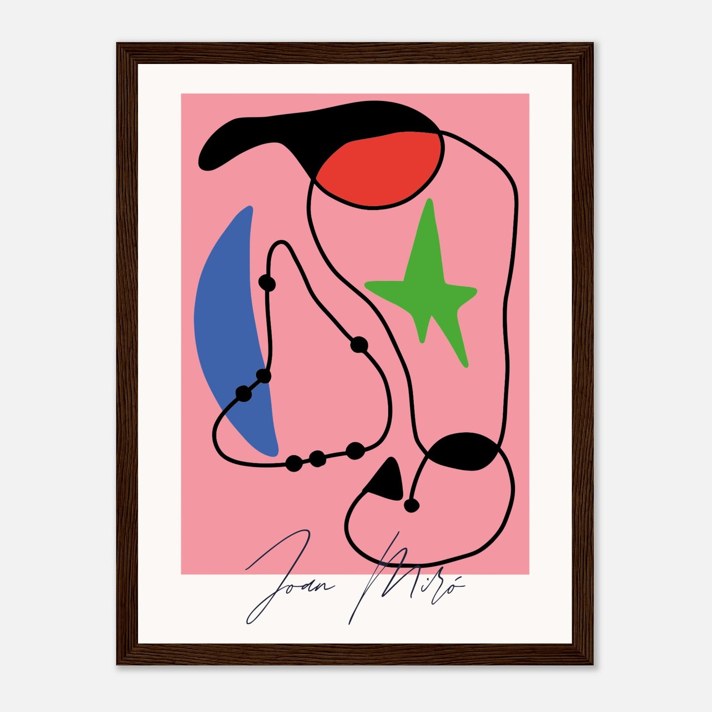 Exposição de Arte Joan Miró Minimalista IX