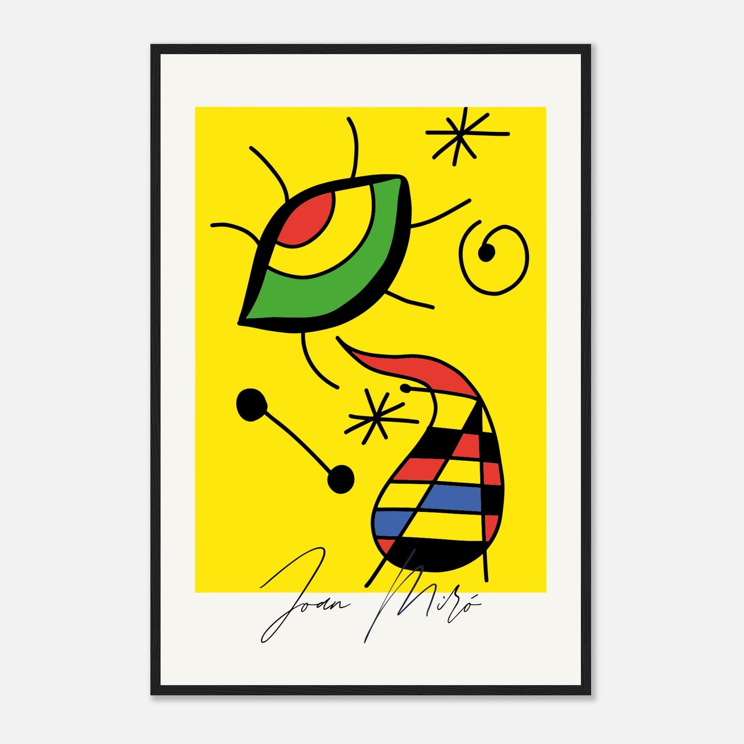 Exposição de Arte Joan Miró Minimalista VII