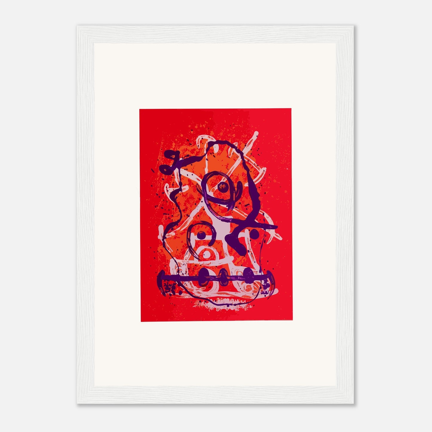 Chevauchée de Joan Miró - Rouge Violet, 1969
