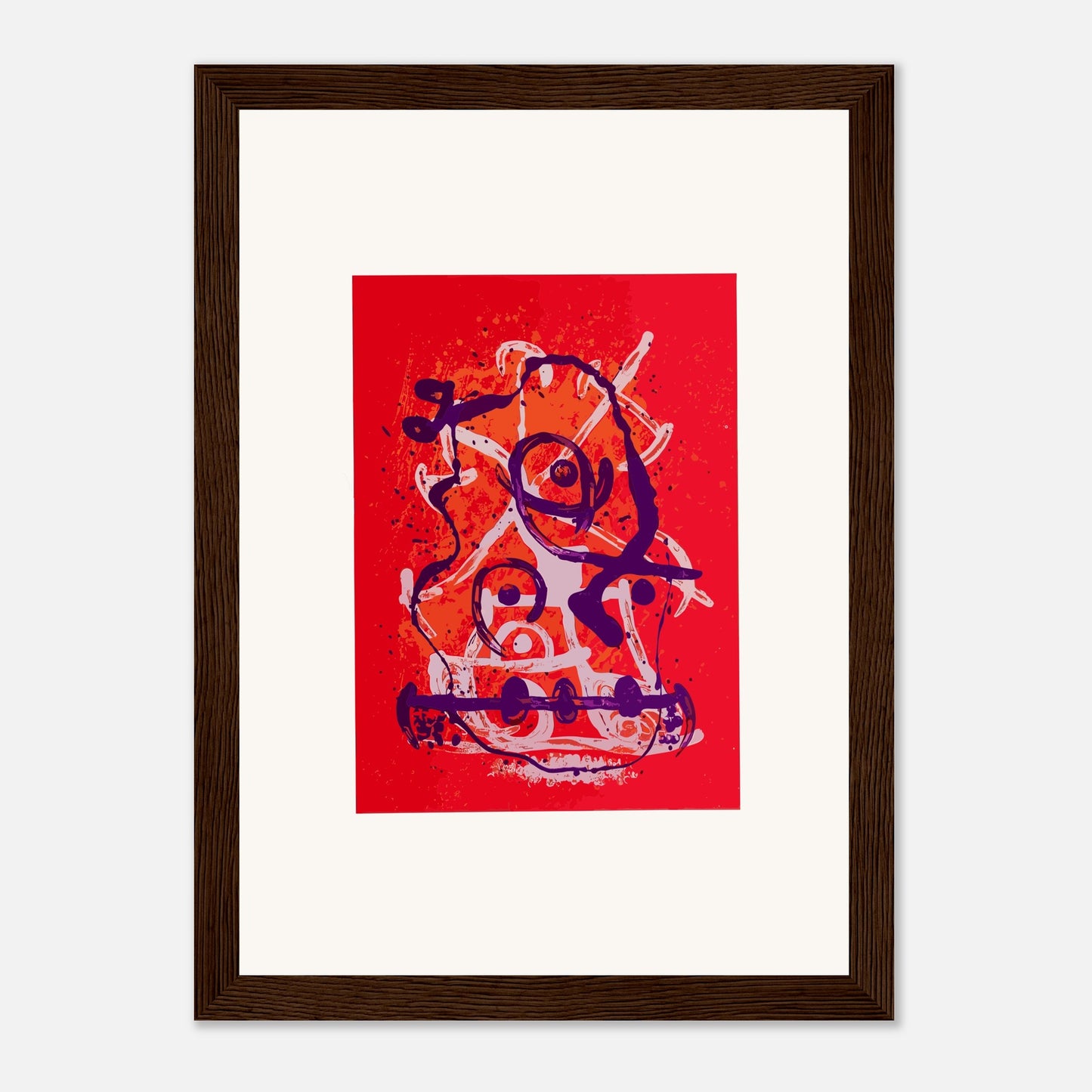 Chevauchée de Joan Miró - Rouge Violet, 1969