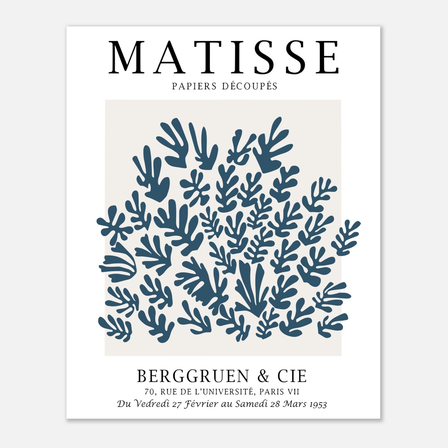 Henri Matisse Papéis Découpés Botanica Natura III
