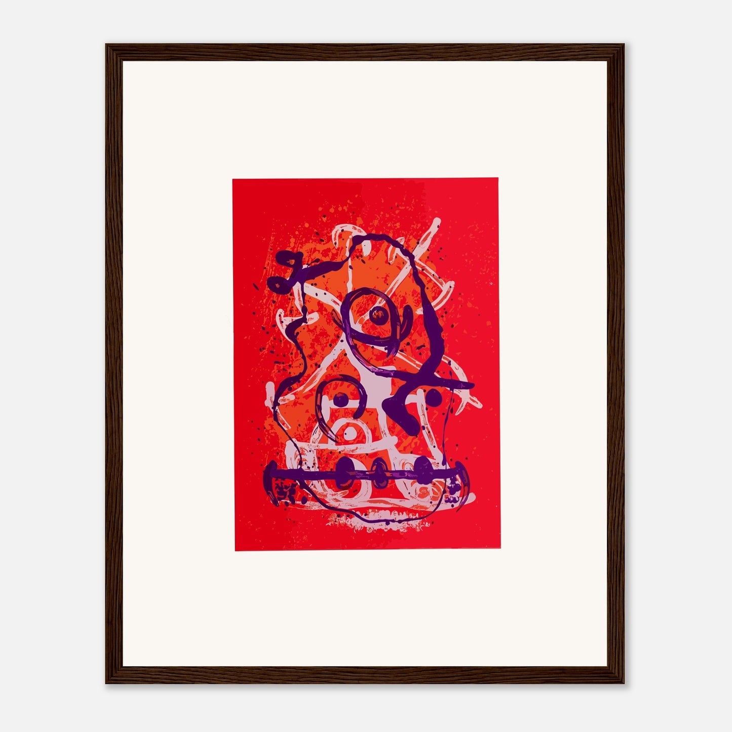 Chevauchée de Joan Miró - Rouge Violet, 1969