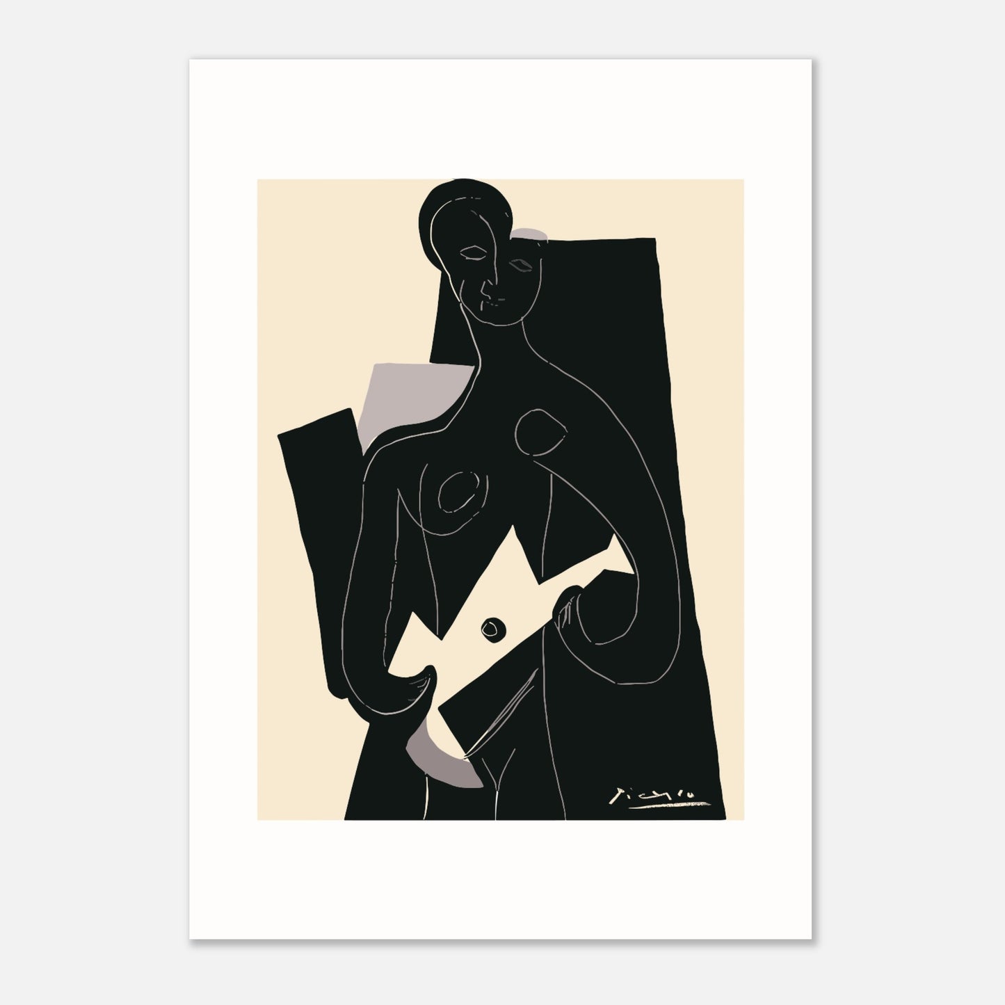 Pablo Picasso Femme a la guitare 1924