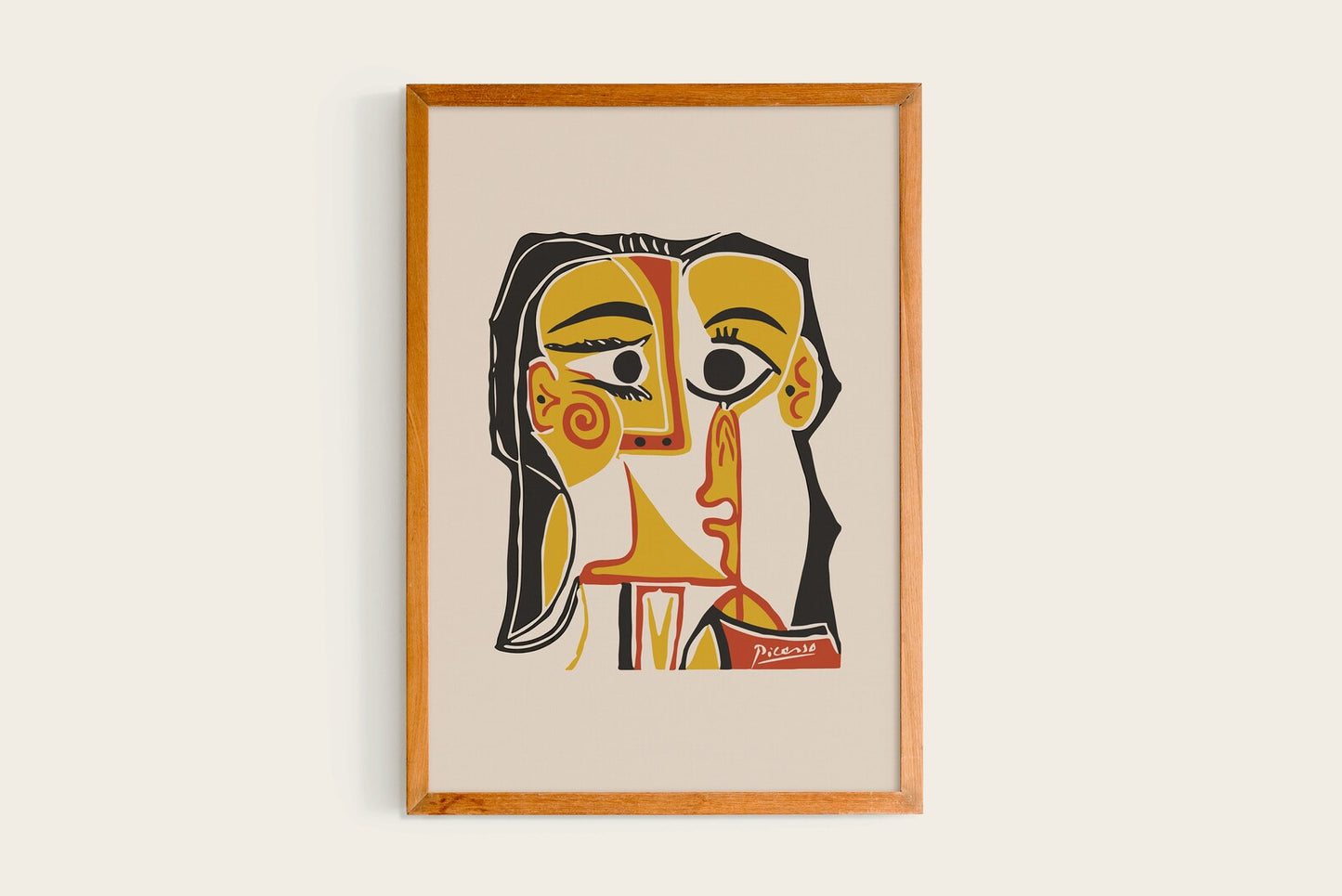Pablo Picasso Retrato estilizado de Jacqueline 1962