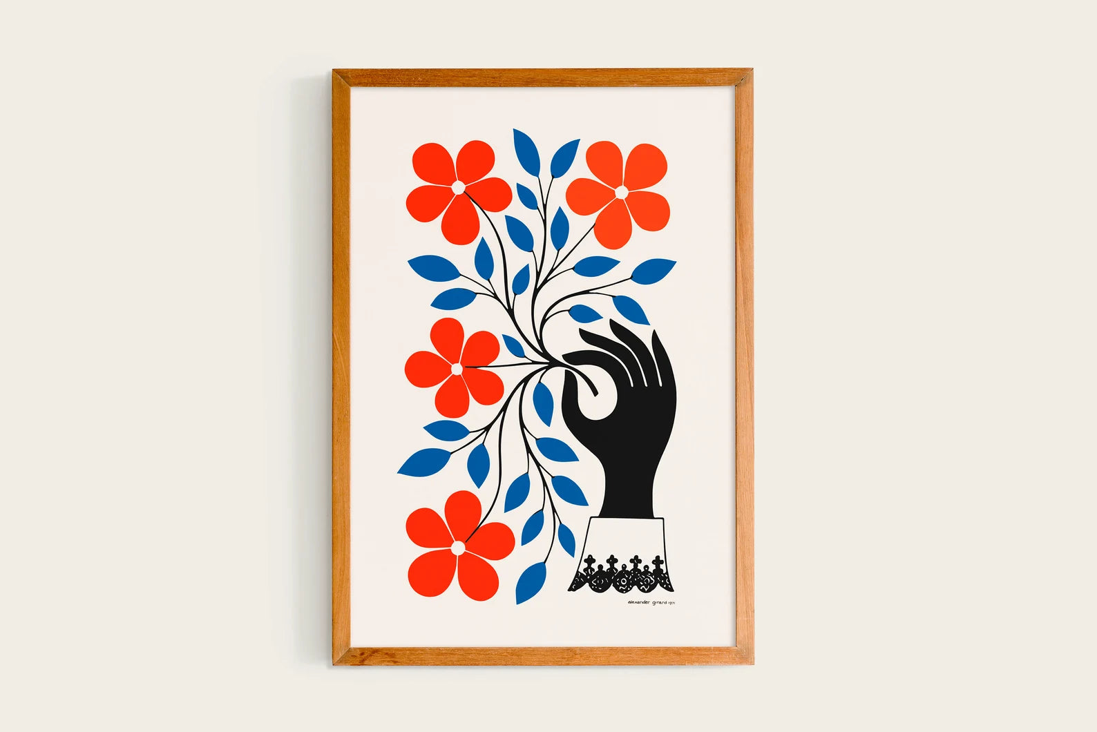 Alexander Girard, Hands & Flowers, 1971 – Printopia Alexander Girard, Hands & Flowers, 1971 – Printopia