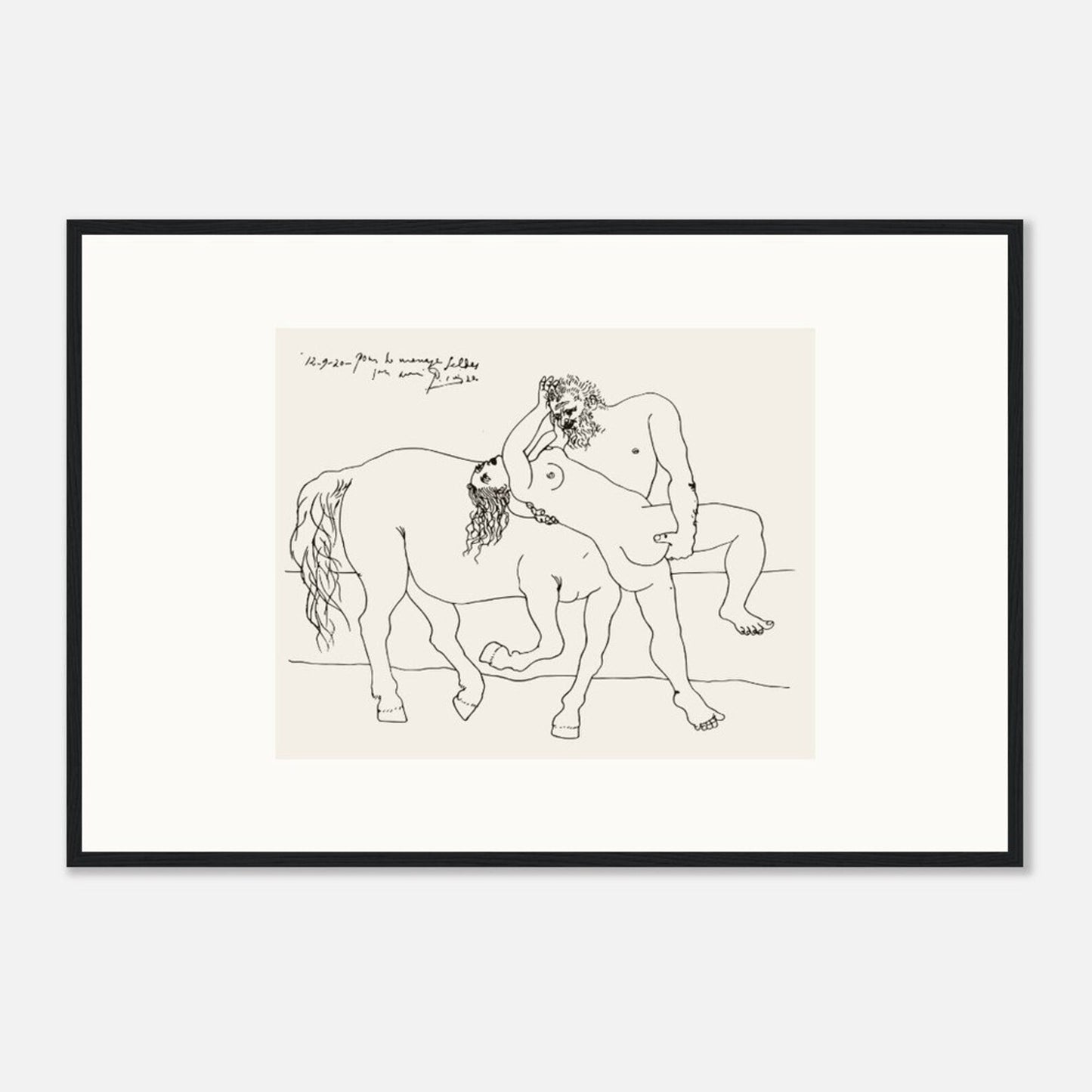 Pablo Picasso, Zentaur und Frau, 1930